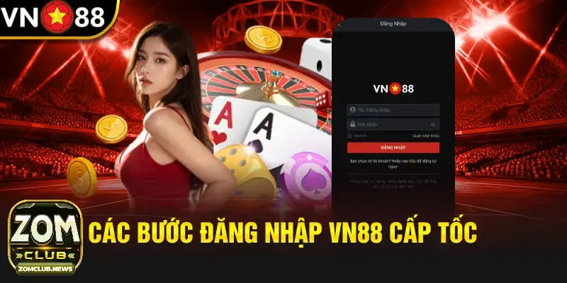 Đăng nhập Vn88 1 Các bước đăng nhập Vn88 uy tín số 1 cho người mới